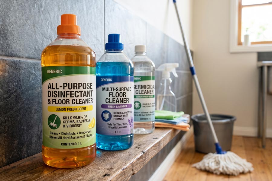 disinfectants floor cleaners